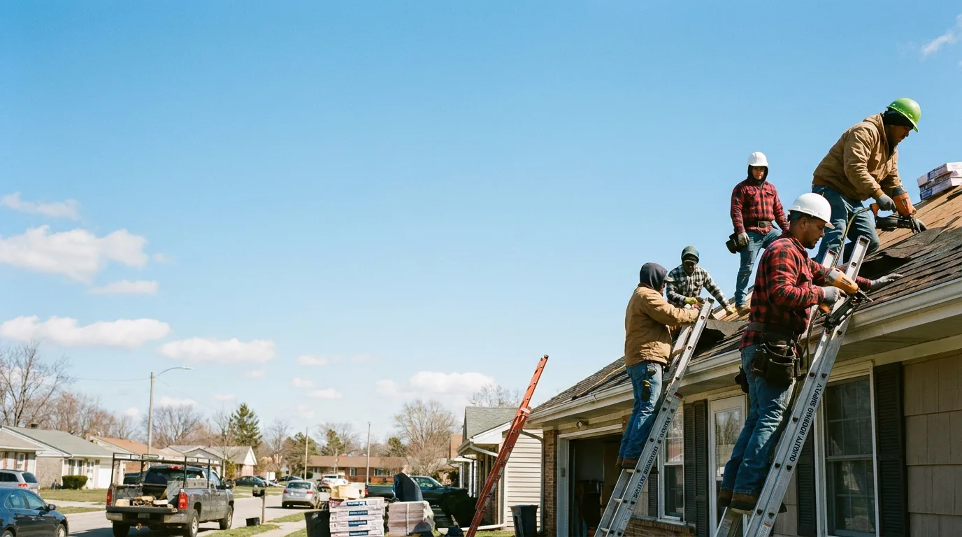 Roofing in Farmland, IN near me